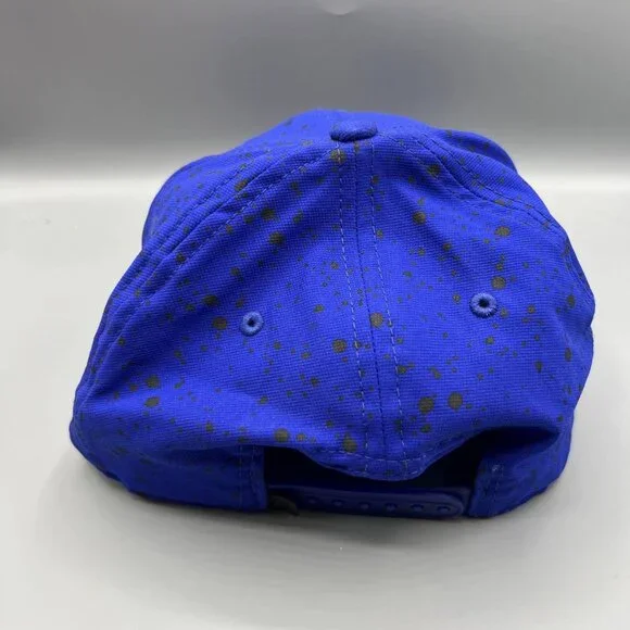 Air Jordan Hat Men Blue Black Speckled‎ Print Jumpman Snap Back Cap